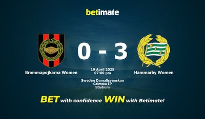 Dự đoán Brommapojkarna Nữ vs Hammarby Nữ, Tỷ lệ & Mẹo cá cược 19/04/2025