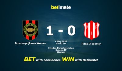 Dự đoán Brommapojkarna Nữ vs Pitea IF Nữ, Tỷ lệ & Mẹo cá cược 04/05/2025