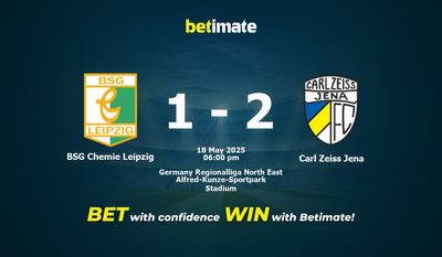 Dự đoán, Tỷ lệ cược & Mẹo cá cược BSG Chemie Leipzig vs Carl Zeiss Jena 18/05/2025
