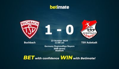 Soi kèo Buchbach vs TSV Aubstadt, Tỷ lệ & Mẹo cá cược 22/10/2024