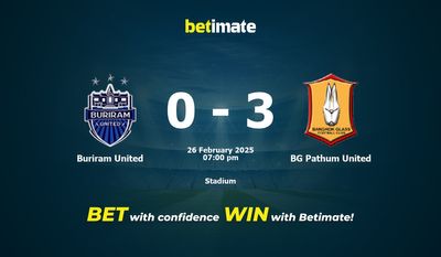 Dự đoán Buriram United vs BG Pathum United, Tỷ lệ cược & Mẹo cá cược 26/02/2025