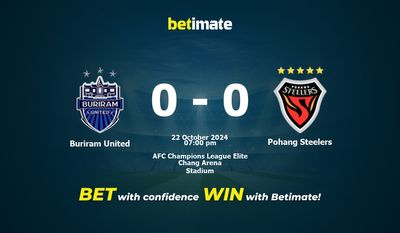 Dự đoán Buriram United vs Pohang Steelers, Tỷ lệ cược & Mẹo cá cược 22/10/2024