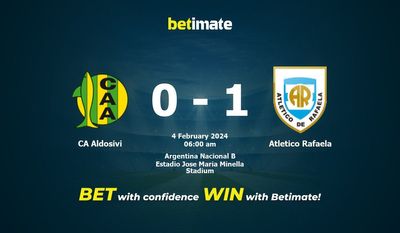 Dự đoán CA Aldosivi vs Atletico Rafaela, tỷ lệ và tip cá cược 03/02/2024
