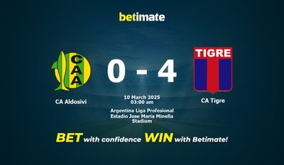Dự đoán CA Aldosivi vs CA Tigre, tỷ lệ cá cược 09/03/2025