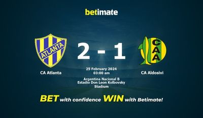 Dự đoán CA Atlanta vs CA Aldosivi, Tỷ lệ & Mẹo cá cược 24/02/2024