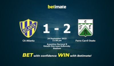 Dự đoán CA Atlanta vs Ferro Carril Oeste, Tỷ lệ & Mẹo cá cược 24/09/2023