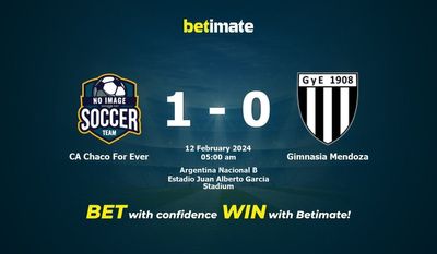 Dự đoán CA Chaco For Ever vs Gimnasia Mendoza, tỷ lệ cá cược 11/02/2024