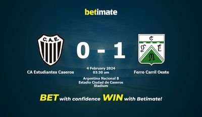 Dự đoán CA Estudiantes Caseros vs Ferro Carril Oeste, Tỷ lệ & Mẹo cá cược 03/02/2024