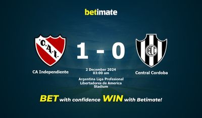 Dự đoán CA Independiente vs Central Cordoba, Tỷ lệ cược & Mẹo cá cược 12/01/2024