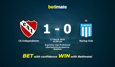 Dự đoán CA Independiente vs Racing Club, Tỷ lệ cược & Mẹo cá cược 03/16/2025