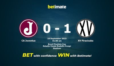 Dự đoán CA Juventus vs XV Piracicaba, tỷ lệ và tip cá cược 09/09/2023