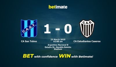 Dự đoán CA San Telmo vs CA Estudiantes Caseros, Tỷ lệ & Mẹo cá cược 22/03/2025