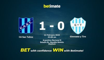 Dự đoán CA San Telmo vs Gimnasia y Tiro, Tỷ lệ & Mẹo cá cược 10/02/2024