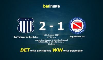 Dự đoán CA Talleres de Córdoba vs Argentinos Jrs, Tỷ lệ & Mẹo cá cược 16/02/2024