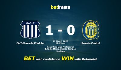 Dự đoán CA Talleres de Córdoba vs Rosario Central, tỷ lệ cá cược 11/03/2025