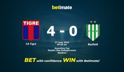 Dự đoán CA Tigre vs Banfield, Tỷ lệ cược & Mẹo cá cược 26/06/2025