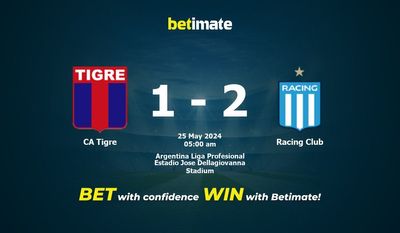 Dự đoán CA Tigre vs Racing Club, Tỷ lệ & Mẹo cá cược 24/05/2024