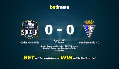 Dự đoán, Tỷ lệ cược & Mẹo cá cược Cadiz Mirandilla vs San Fernando CD 05/04/2025