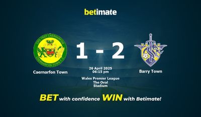 Dự đoán Caernarfon Town vs Barry Town, Tỷ lệ cược & Mẹo cá cược 26/04/2025