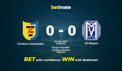 Dự đoán Cambuur Leeuwarden vs SV Meppen, Tỷ lệ & Mẹo cá cược 20/07/2024