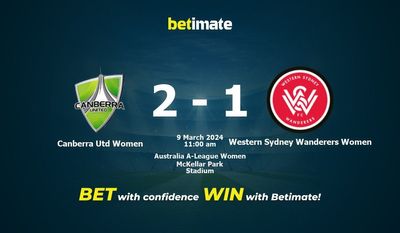Dự đoán, tỷ lệ và tip cá cược Canberra Utd Women vs Western Sydney Wanderers Women 09/03/2024