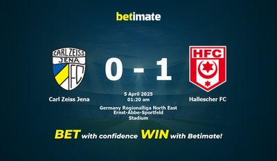 Dự đoán, Tỷ lệ cược & Mẹo cá cược Carl Zeiss Jena vs Hallescher FC 04/04/2025