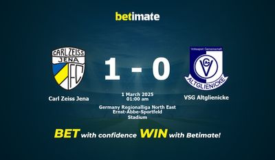 Dự đoán, Tỷ lệ cược & Mẹo cá cược Carl Zeiss Jena vs VSG Altglienicke 28/02/2025