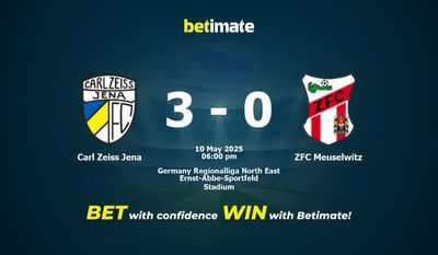 Dự đoán, Tỷ lệ cược & Mẹo cá cược Carl Zeiss Jena vs ZFC Meuselwitz 05/10/2025