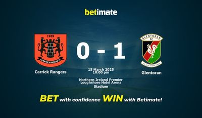 Dự đoán Carrick Rangers vs Glentoran, Tỷ lệ cược & Mẹo cá cược 03/15/2025