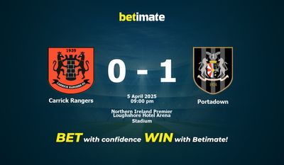Dự đoán Carrick Rangers vs Portadown, Tỷ lệ cược & Mẹo cá cược 04/05/2025