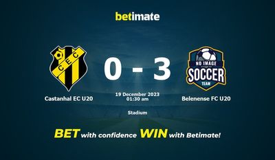 Dự đoán, tỷ lệ và tỷ lệ Castanhal EC U20 vs Belenense FC U20 Mẹo cá cược 18/12/2023