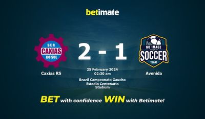 Dự đoán Caxias RS vs Avenida, Tỷ lệ & Mẹo cá cược 24/02/2024