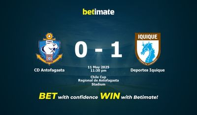 Dự đoán CD Antofagasta vs Deportes Iquique, tỷ lệ cá cược 11/05/2025