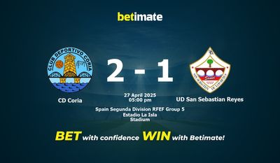 Dự đoán, Tỷ lệ cược & Mẹo cá cược CD Coria vs UD San Sebastian Reyes 27/04/2025