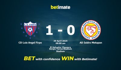 Dự đoán, Tỷ lệ cược & Mẹo cá cược CD Luis Angel Firpo vs AD Isidro Metapan 20/04/2025