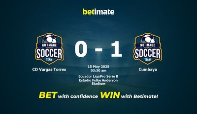 Dự đoán, Tỷ lệ cược & Mẹo cá cược CD Vargas Torres vs Cumbaya 05/14/2025