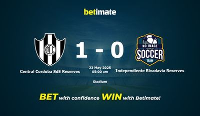 Dự đoán, tỷ lệ cược và mẹo cá cược Central Cordoba SdE Reserves vs Independiente Rivadavia Reserves 22/05/2025