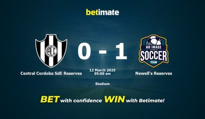 Dự đoán, tỷ lệ cược và mẹo cá cược Central Cordoba SdE Reserves vs Newell's Reserves 03/11/2025