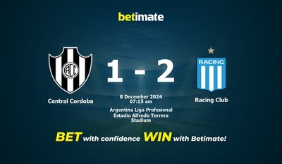 Dự đoán, Tỷ lệ cược & Mẹo cá cược Central Cordoba vs Racing Club 12/08/2024