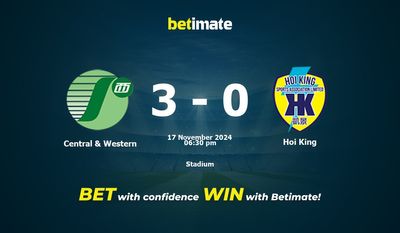 Dự đoán, tỷ lệ cược và mẹo cá cược Central & Western vs Hoi King 17/11/2024