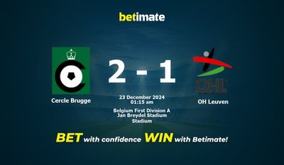 Dự đoán Cercle Brugge vs OH Leuven, Tỷ lệ & Mẹo cá cược 22/12/2024
