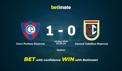 Dự đoán Cerro Porteno Reserves vs General Caballero Reserves, Tỷ lệ cược & Mẹo cá cược 18/05/2025