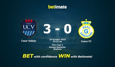 Soi kèo Cesar Vallejo vs Cusco FC, tỷ lệ và tip cá cược 28/10/2023