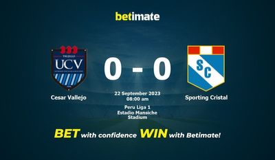 Dự đoán Cesar Vallejo vs Sporting Cristal, Tỷ lệ & Mẹo cá cược 22/09/2023