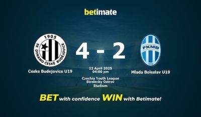 Soi kèo Ceske Budejovice U19 vs Mlada Boleslav U19, tỷ lệ và tip cá cược 12/04/2025