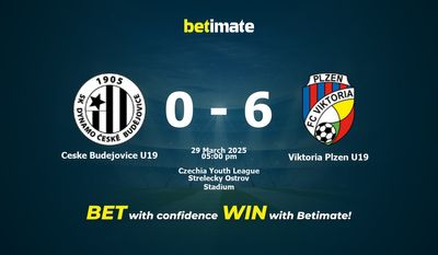 Dự đoán Ceske Budejovice U19 vs Viktoria Plzen U19, tỷ lệ và tip cá cược 29/03/2025