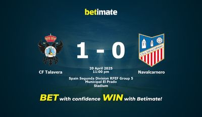 Dự đoán CF Talavera vs Navalcarnero, Tỷ lệ cược & Mẹo cá cược 20/04/2025