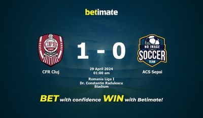 Soi kèo CFR Cluj vs ACS Sepsi, tỷ lệ cá cược 28/04/2024
