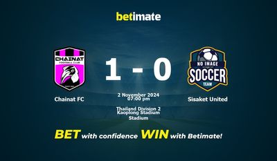 Dự đoán Chainat FC vs Sisaket United, Tỷ lệ cược & Mẹo cá cược 11/02/2024