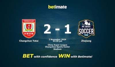 Dự đoán Changchun Yatai vs Chiết Giang, tỷ lệ cá cược 02/11/2024